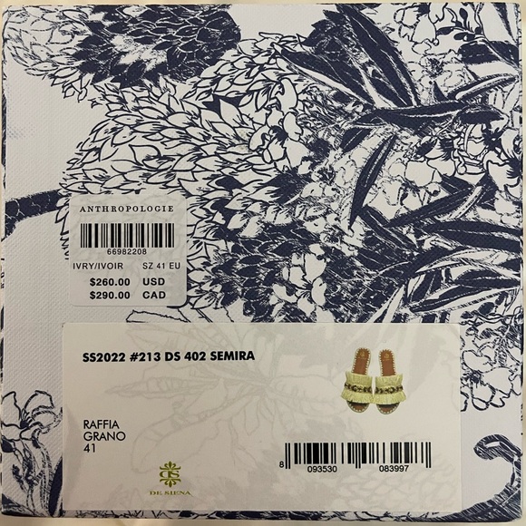 De Siena for Anthropologie Bejeweled Ivory Slides - Picture 8 of 8